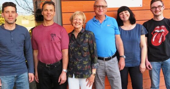 (vlnr)Hansjörg Schiffelholz,Thomas Riedel,Eva Hauke, Hanspeter Hauke,Stephanie Schick,Max Mäder (es fehlt Basar Alabay)