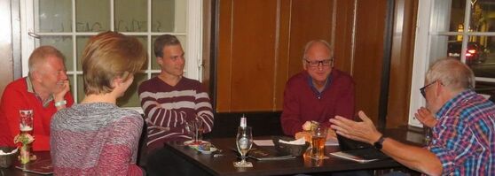 Engagiert und informiert - Gottfried Groener beim Themenstammtisch zur DSGVO. Foto: Eva Hauke